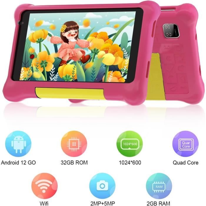 EJ.life Tablette pour enfants de 7 pouces Tablette tactile 7 pouces