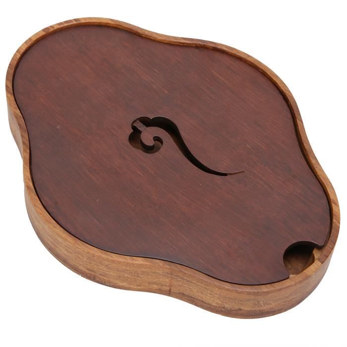 PLATEAU À THÉ Chinois Gongfu En Bambou Avec Stockage D'Eau Pour Service