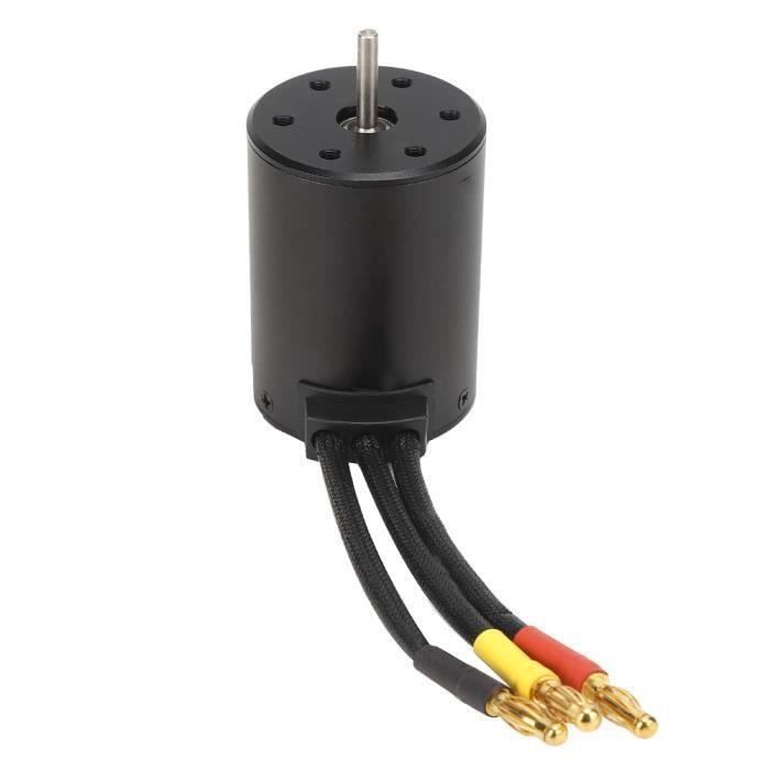 Moteur sans balais RC ESC Combo étanche léger 120 A ESC 3650 3600 KV Kit de moteur avec carte de programmation pour voitures RC 1/8 1/10 en alliage d'aluminium et plastique