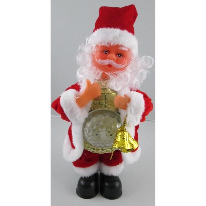 Pere Noel Musical Et Lumineux Achat Vente Automate Et Personnages Bientot Le Black Friday Cdiscount