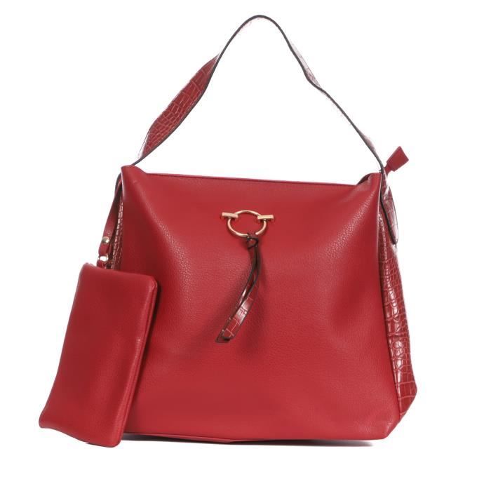 Sac Seau Rouge Femme Manoukian Gipsy