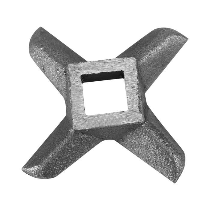 Lame De Hachoir à Viande En Croix - Acier N8 - Taille N°10 - Pour Hachoir Electrique - Pièce Rechange