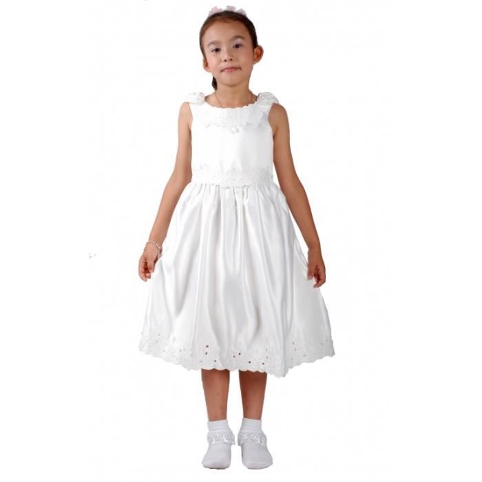 Robe Longue Fille Tulle Princesse Spaghetti – Mariage, Baptême, Anniversaire 6-14 Ans
