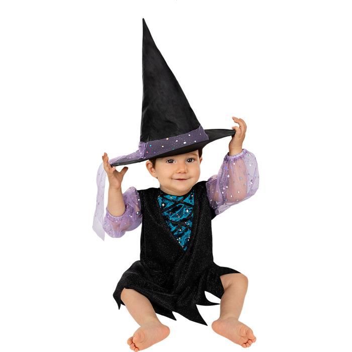 Funidelia | Déguisement Comte Dracula pour bébé Halloween, Horreur, Dracula, Vampire - Déguisement pour bébé et accessoires pour Halloween, carnaval et fêtes. - Taille 0-6 mois - Noir