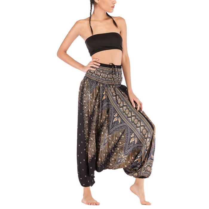 Pantalon best sale hippie femme