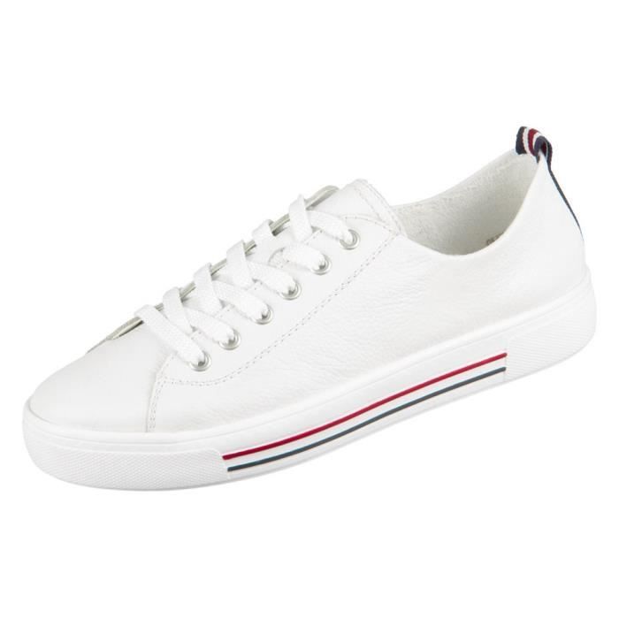 Remonte Baskets - REMONTE - D090080 - Blanc - Femme - Lacets - Plat