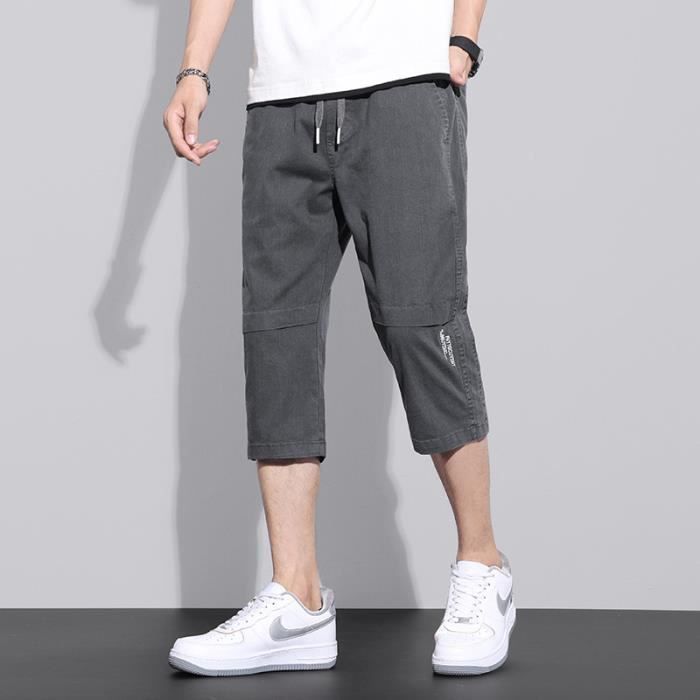 Pantacourt homme top taille elastique