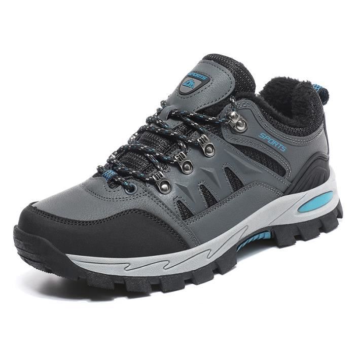 Bottes De Randonnée Hi-Tec Storm WP Imperméables - Taille 46/12 UK, Cuir Marine