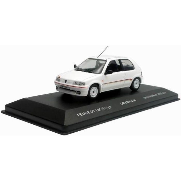 Voiture Miniature PEUGEOT 106 RALLYE 1 43 Metal Cdiscount Jeux Jouets