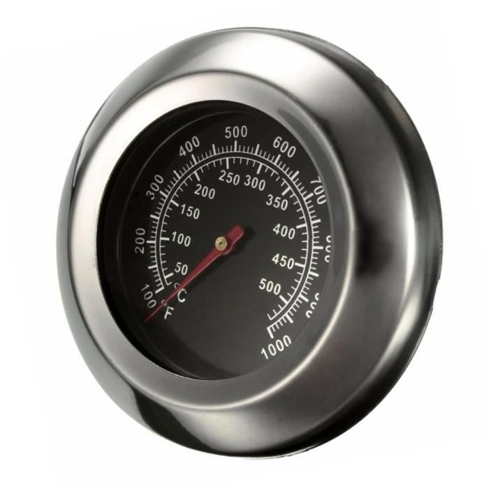 Thermomètre De Four à Cadran Grand Acier Inoxydable - Plage 50-280°C, Lecture Facile, Code Couleur Pour Pâtisserie