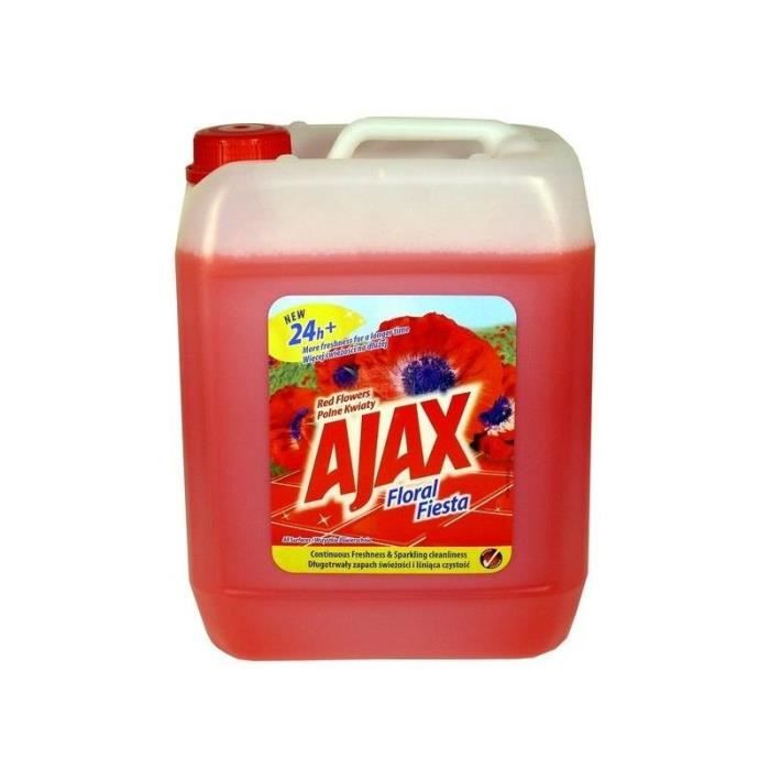 Produit Nettoyage Multi-Usage - Entretien Universel - Fluide Universel 5l Floral Rouge Ajax