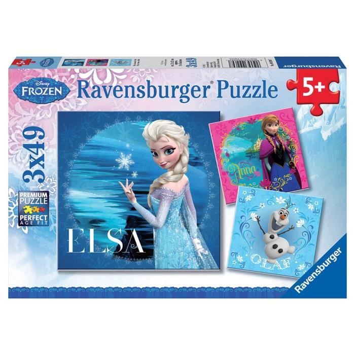 3 puzzles La reine des neiges - Cdiscount Jeux - Jouets