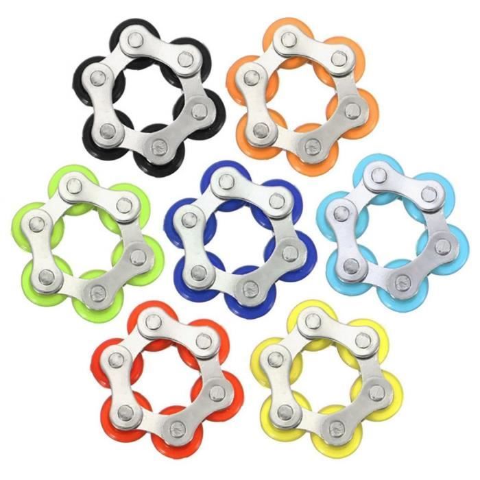 Jouet Fidget En Métal Chaîne De Vélo 2 Vitesses - Anti-stress Silencieux Pour Adultes TDAH