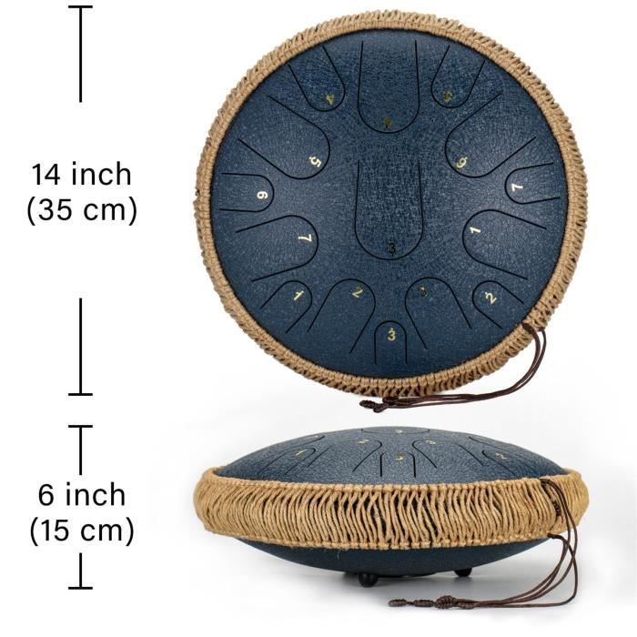 Paire De Maillets Pour Tambour De Langue - Accessoire Musical Enfants/Adultes (Grand Modèle)