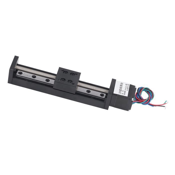 Guide Linéaire à Vis à Billes 8mm - Table Coulissante CNC 450mm Noir