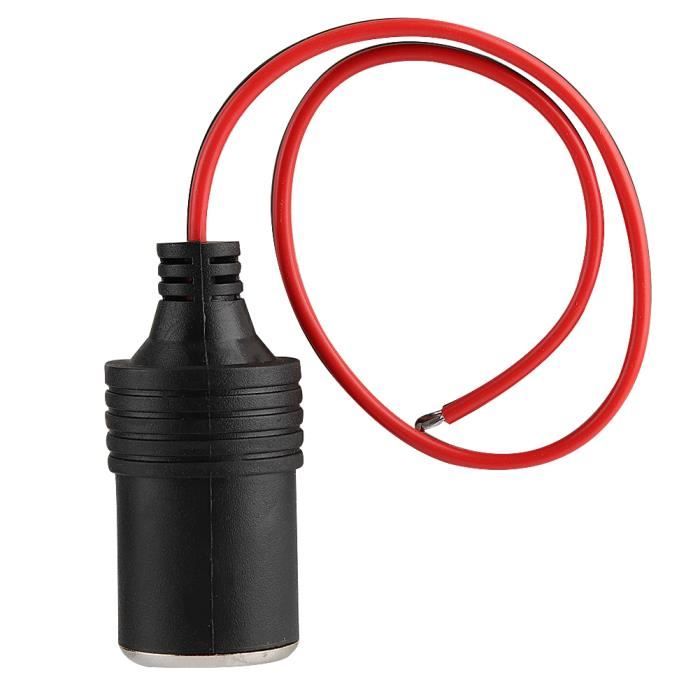 Prise Allume-Cigare Voiture 12-24V – Universelle, Neuf, Pour Recharger GPS, Téléphone Ou Appareils USB