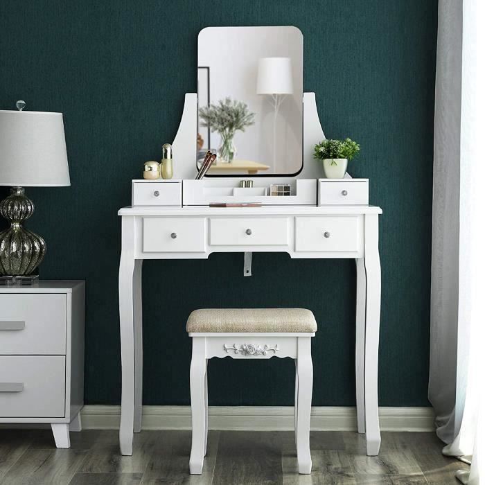 Coiffeuse Avec Rangement Achat Vente Pas Cher