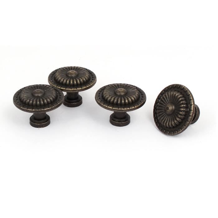 6 Pcs Anneau De Tirage Tiroir Manche Tête Poignée Unique