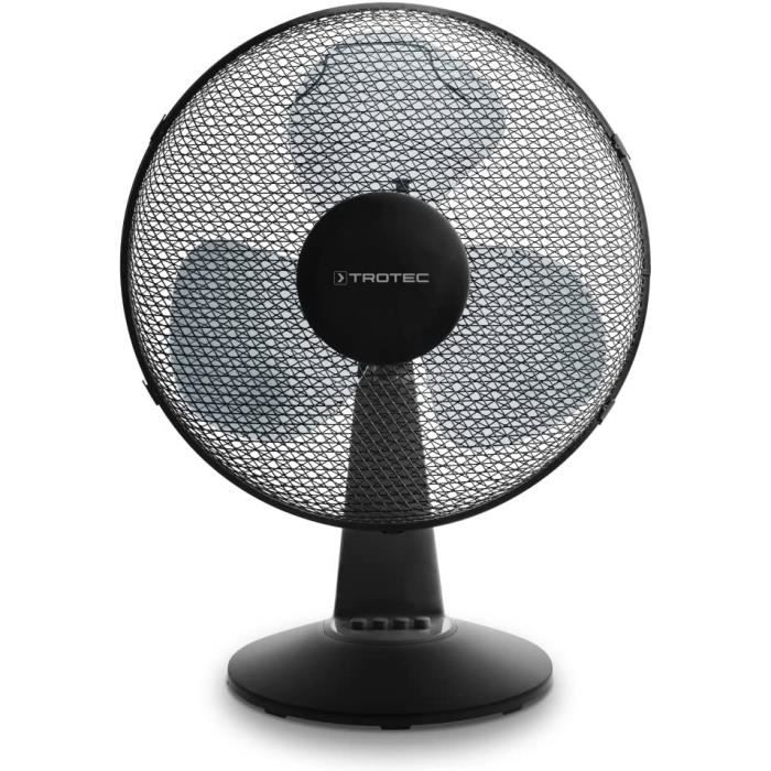 Ventilateur De Table Ariete Freshair - 3 Vitesses, Oscillation, 40W, Blanc - Parfait Pour Bureau Et Chambre
