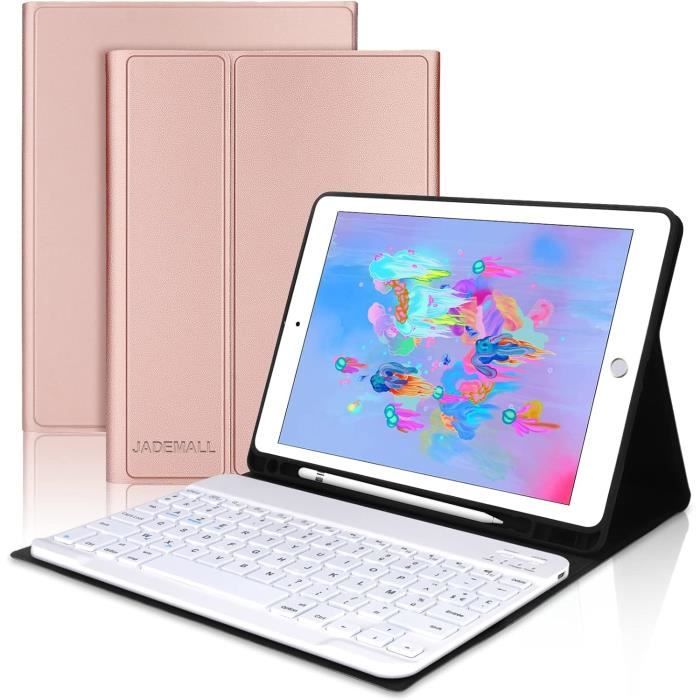Étui Clavier Pour Ipad 9.7", Ipad 6Eme Generation 2018Ipad 5Eme
