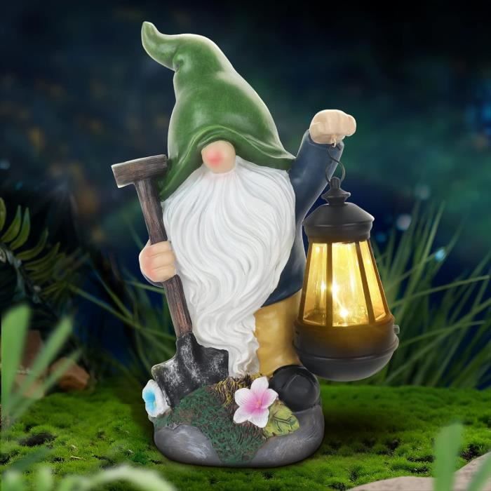 Nain De Jardin Haltérophile En Résine - Décoration Extérieure Drôle Et Originale - 12