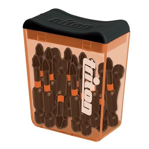Triton 809018 - Lot de 15 embouts de vissage impact Pozidriv
