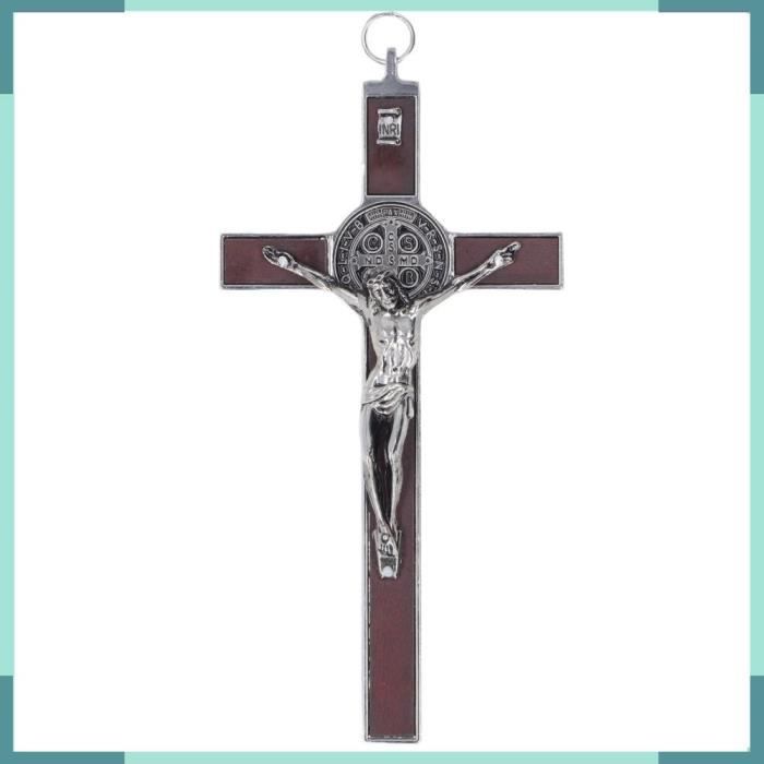 Crucifix mural vintage/ Croix religieuse de mur en bois Crucifix mural vintage/ Croix religieuse de mur en bois