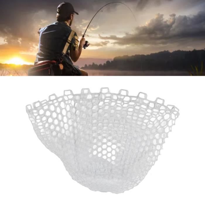 VGEBY filet d'appât Filet d'atterrissage de pêche en acier inoxydable