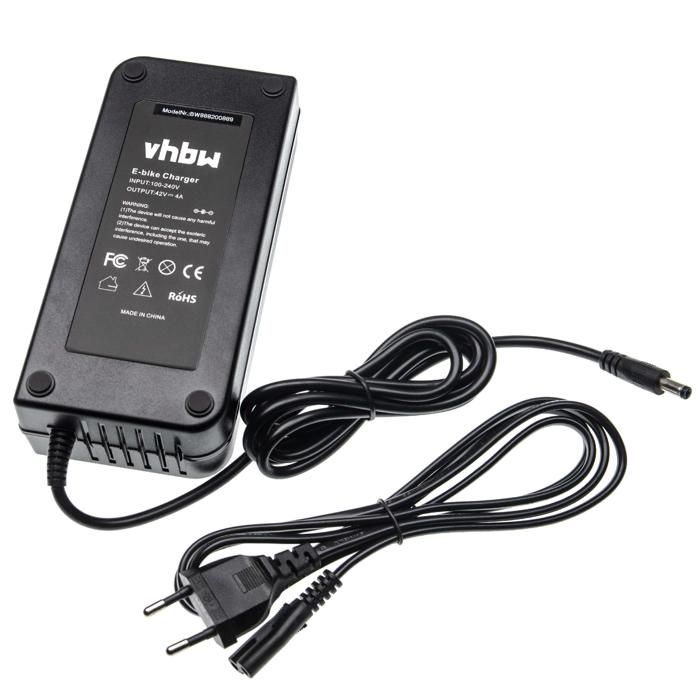 Vhbw chargeur compatible avec Lidl Discounter vélos électriques, Ebike