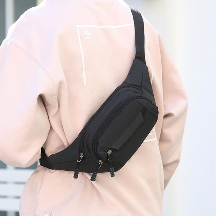 Sac Banane Femme Homme Etanche Sac Banane Avec Multi-Poches Sac À La
