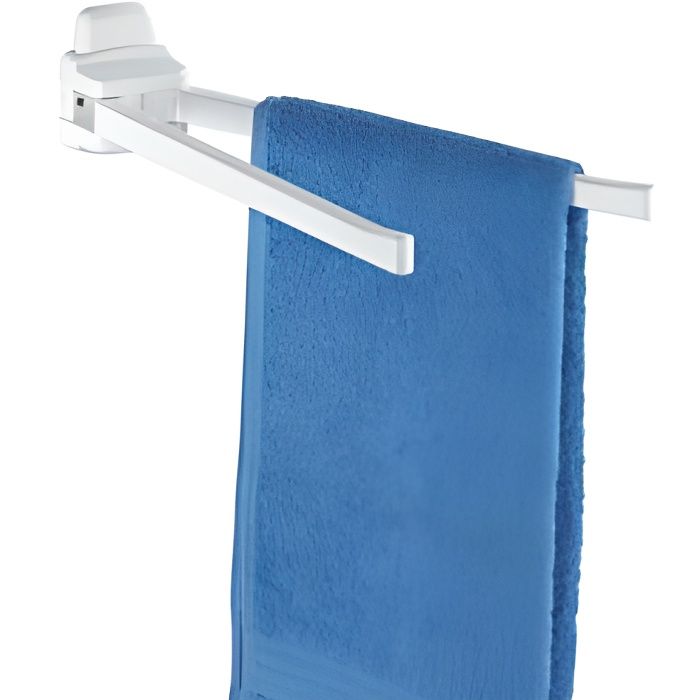 Ahlsen Porte-serviettes Auto-adhésif Unique En Acier Inoxydable De 40 Cm Pour Salle De Bain, Cuisine, Facile à Installer Sans Perçage