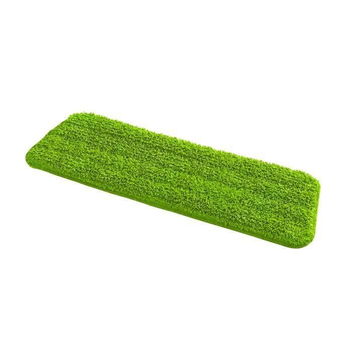 WENKO Serpillière microfibre de rechange pour Balai lave sol avec  vaporisateur, Lot de 2, Polyester - Polyamide, 43x1x14,5 cm, vert -  Cdiscount Au quotidien