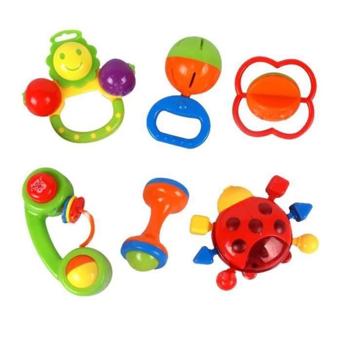 Rose - Hochets en spirale CPull pour bébé, Jouets pour enfants, Cloche de lit pour tout petits