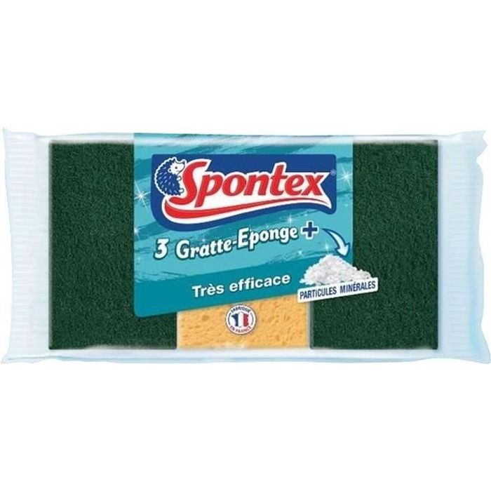 Grattes éponges x 3 Spontex