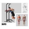 Pullup Fitness Barre de traction ajustable - Chaise romaine-1