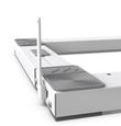 Meliconi - Support mobile pour appareils ménagers BASE WASH PRO - Anti-vibrations - Compatibles tous modèles 60x60 cm ou 60x45 cm-1