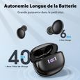 Écouteur Sans Fil VEATOOL Oreillette Bluetooth 5.1 Casque Son Hi-Fi Stéréo Étanche IPX7 40H d'Autonomie-1