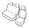 Housse de siège Transporter en simili cuir pour Mercedes-Benz Viano/Vito, banc simple et double-1