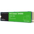 WESTERN DIGITAL - Green SN350 - Disque SSD Interne - 240 Go - M.2 - WDS240G2G0C-1