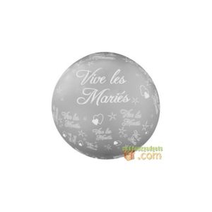 Guirlande 'Vive Les Mariés' STC - Ballons Dorés 4m Pour Décoration De Mariage