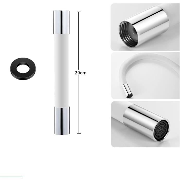 Rallonge universelle rotative à 360 ° pour robinet d'eau, tuyau flexible en  silicone, rallonge de cuisine, tube pour ark HOWash, nouveau - AliExpress
