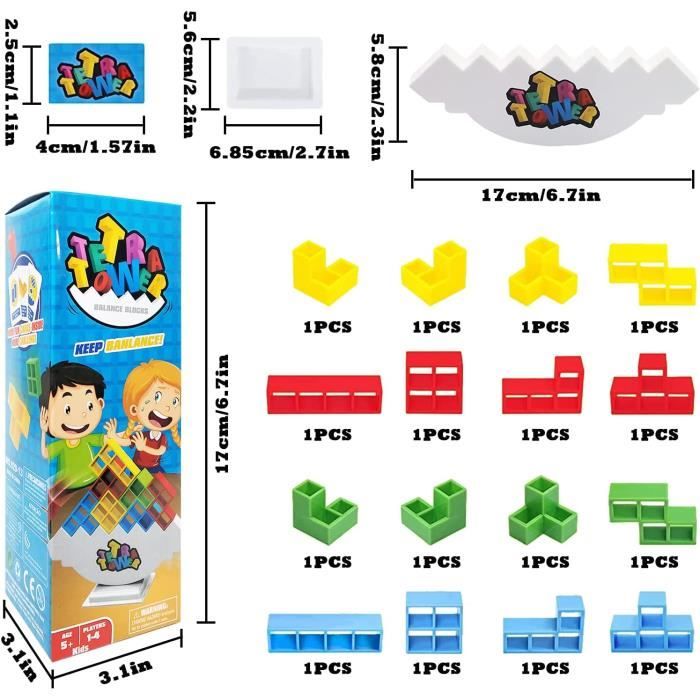 Philos 3276 - Gioco Da Tavolo La Torre Maledetta, Multicolore - Gioco Di Strategia In Legno Per 2-6 Giocatori - 3