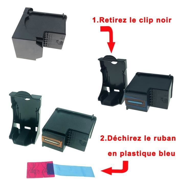 Lot Cartouches D'encre Compatibles HP 301 XL - Couleurs Cyan, Jaune, Magenta, Noir - Garantie 2 Ans