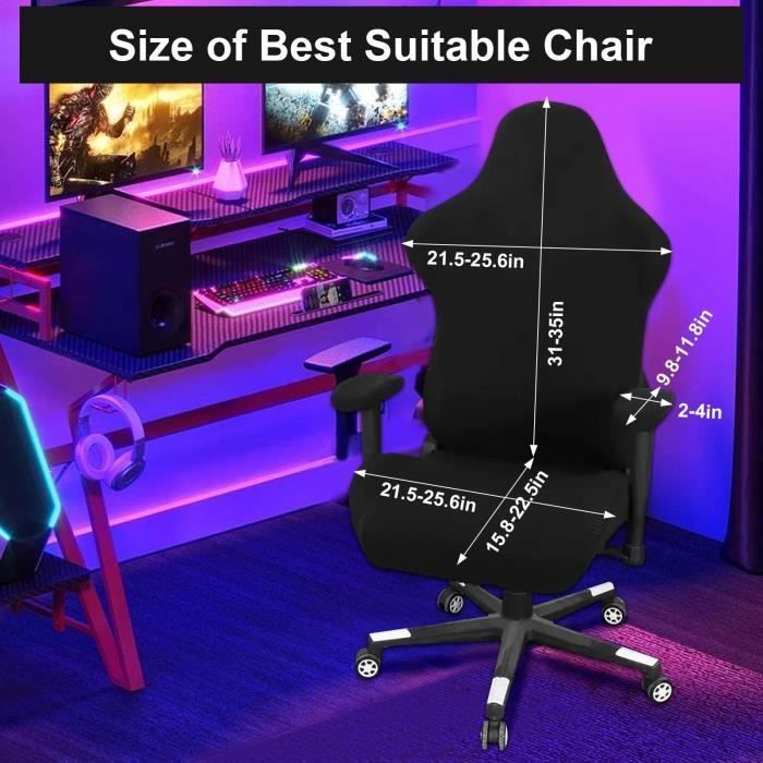 Tufkiss Housse de chaise de jeu en cuir synthétique