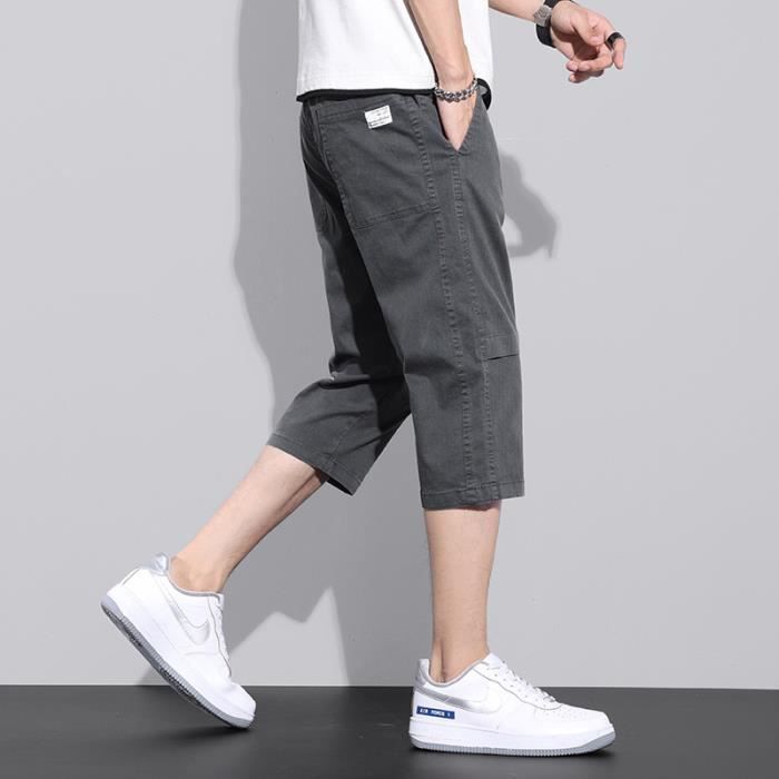Pantacourt homme taille elastique top