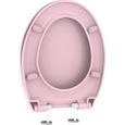 ALLIBERT BATH & DESIGN Abattant WC à fermeture progressive et déclipsable BOREO - Rose Poudré-2