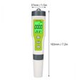 Mootea PH mètre numérique, appareil de contrôle de la qualité de l'eau 3 en 1 PH / EC / Temp avec stylo de test de pH pour l'eau-2