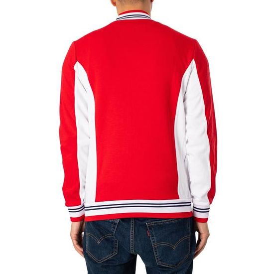 Veste de Survetement Fila Settanta Baseball Rouge Manches Longues Multisport Rouge Cdiscount Sport