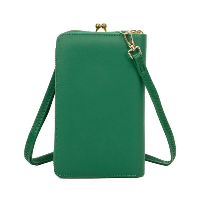 Sac bandoulière femme vert outlet