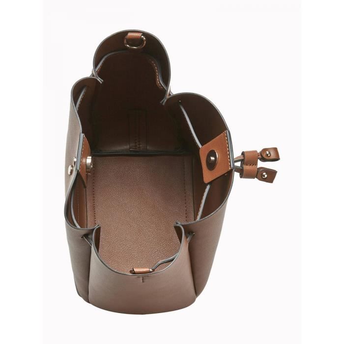 Guess Sac seau Ella hwvg70 96730 cog taille 20 cm Cdiscount Bagagerie Maroquinerie